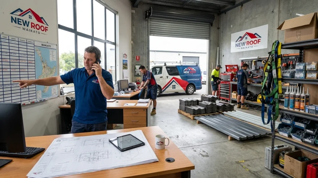 New Roof Waikato - Workspace Interior